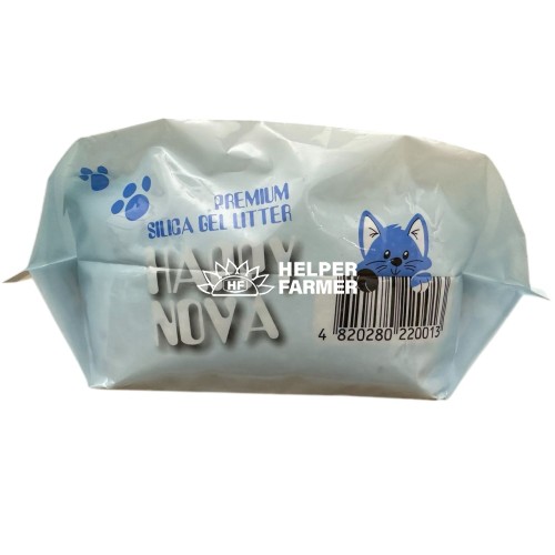 Наполнитель силикагелевый Happy Nova для кошачьих туалетов, 3.8 л