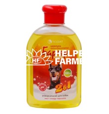 Шампунь для собак Барьер Супер 2в1 универсальный противопаразитарный, 300 мл