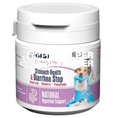 Вітамінно-мінеральна добавка Gigi Stomach Health & Diarrhea Stop для нормалізації функцій травної системи у собак та кішок, 60 таблеток