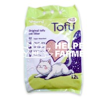 Соевый наполнитель для кошачьего туалета MiMi CAT TOFU с ароматом вишня, 12 л