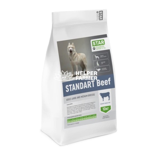 Сухой корм Stardeyl Standart (телятина) для собак больших и средних пород, 10 кг