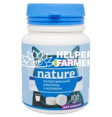 Полівітамінний комплекс Vitomax Nature кошенят з молоком, 100 таблеток
