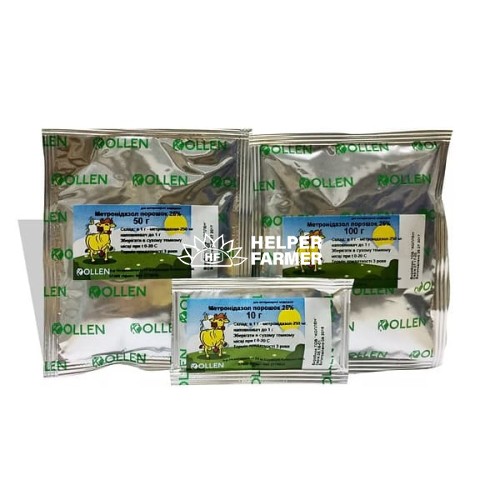 Метронидазол 25% 10 г КОЛЛЕН