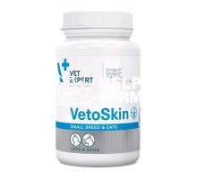 ВетоСкін VetExpert VetoSkin для собак і кішок з дерматологічними порушеннями, 90 капсул