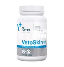 ВетоСкін VetExpert VetoSkin для собак і кішок з дерматологічними порушеннями, 90 капсул