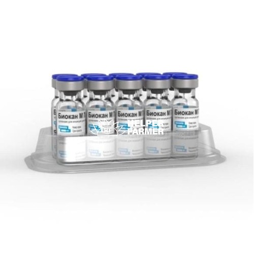 Вакцина Біокан М проти мікроспоридії у собак і кішок 1 доза у флаконі