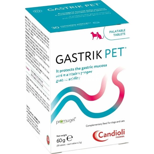 Гастрик Пэт гастропротектор для кошек и собак, 30 таблеток