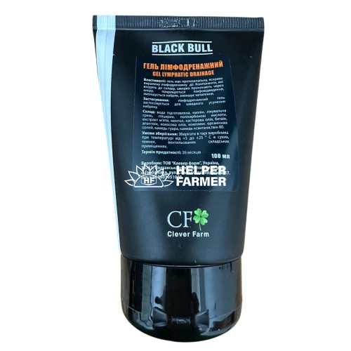 Гель Black Bull лимфодренажный, 100 мл