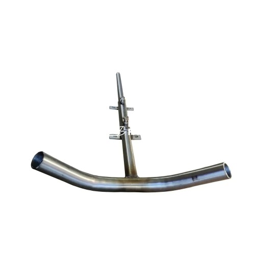 Регульована опора з нержавіючої сталі на 2 поїлки