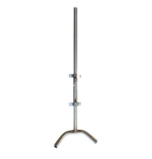 Регульована опора з нержавіючої сталі на 2 поїлки