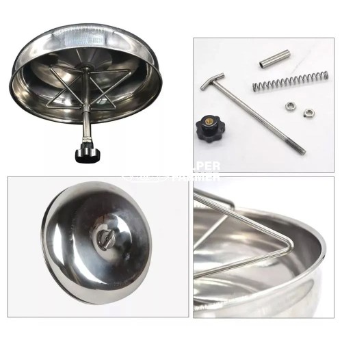 Кормушка для поросят 3 л нержавейка (28,5 см)