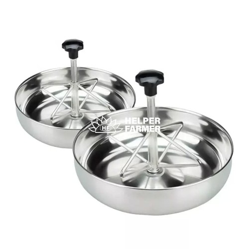 Кормушка для поросят 3 л нержавейка (28,5 см)