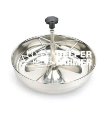 Кормушка для поросят 3 л нержавейка (28,5 см)