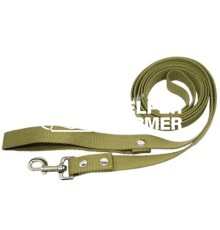 Поводок для собак брезентовый 25 мм 3 м 252130 Эконом зеленый