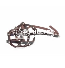 Намордник шкіряний сітка Cristel Німецька вівчарка, Крістель КР4010-26