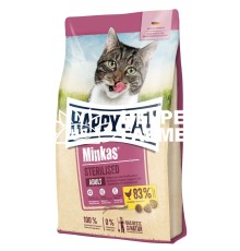 Happy Cat Minkas Sterilised Gefl Полнорационный сухой корм с птицей для стерилизованных кошек, 10 кг