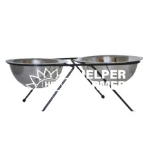 Стояк Лорі з мисками 2 шт 14 см 400 мл