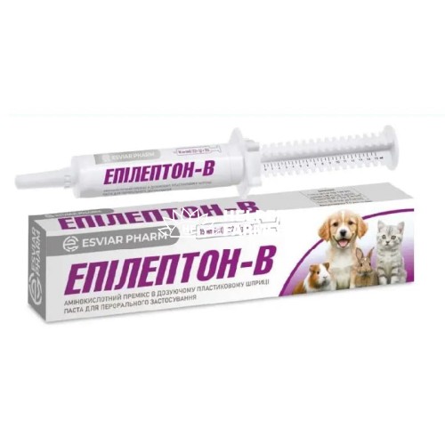 Эпилептон-В противоэпилептическая паста для кошек и собак, 15 мл