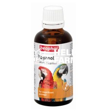 Beaphar Paganol Multi Vitamin - Вітаміни для зміцнення оперення у папуг, 50 мл
