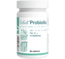 Долвіт Пробіотік Dolfos Dolvit Probiotic для собак і кішок проти дисбактеріозу, 60 таблеток