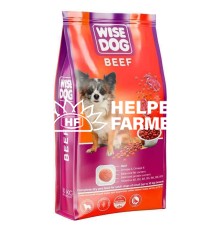 Сухий корм Wise Dog Beef для дорослих собак малих порід з яловичиною, 1 кг (ваговий)