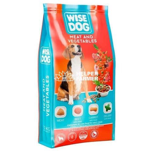 Сухой корм для собак Wise Dog мясо и овощи, 1 кг (весовой)