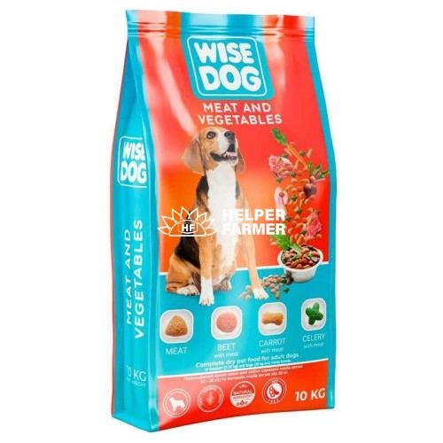Сухой корм для собак Wise Dog мясо и овощи, 1 кг (весовой)