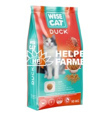 Wise Cat Duck - Сухий повноцінний корм з качкою для дорослих котів, 1 кг (ваговий)