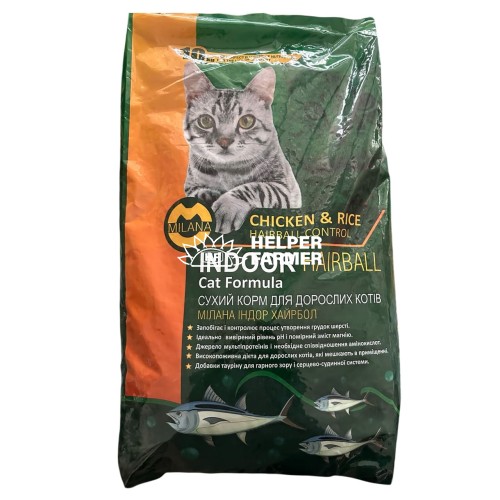 Сухий корм Easy Cook для дорослих котів Milana Indoor Hairball, 10 кг (ваговий)
