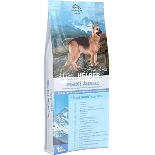 Сухий корм для собак Carpathian Pet Food Maxi Adult, 12 кг