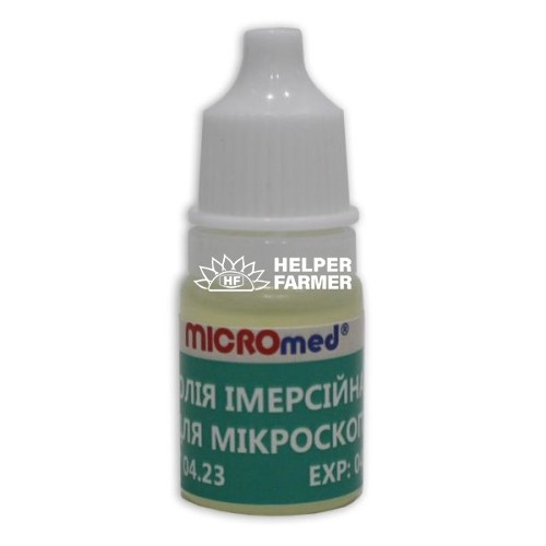 Масло иммерсионное MICROmed синтетическое, 10 мл