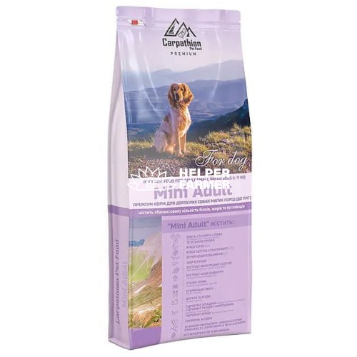 Сухой корм Carpathian Pet Food Mini Adult для собак малых пород, 1 кг (весовой)