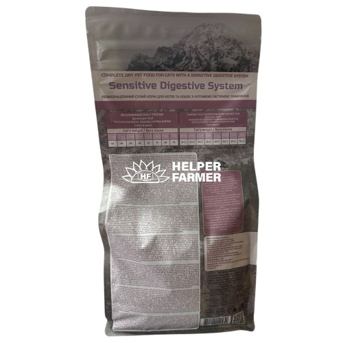 Сухой корм для кошек с чувствительной пищеварительной системой Carpathian Pet Food с курицей и морским окунем, 1,5 кг