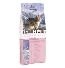 Сухий корм для котів з чутливою системою травлення Carpathian Pet Food з куркою та морським окунем, 12 кг