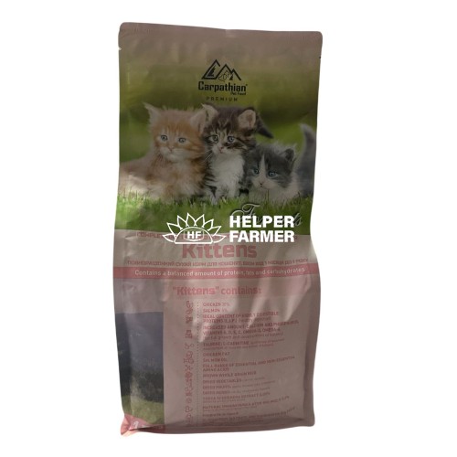 Сухой корм для котят Carpathian Pet Food Kittens с курицей и скумбрией, 1,5 кг