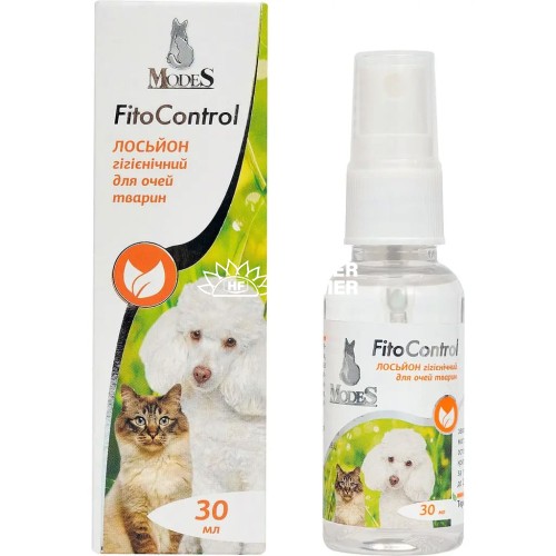 Лосьон гигиенический ModeS Фито контроль для глаз животных, 30 мл