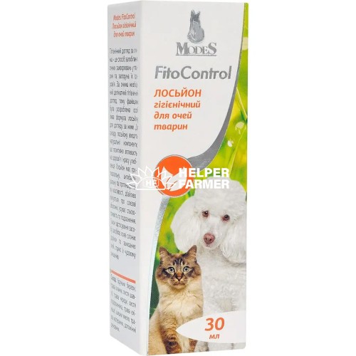 Лосьйон гігієнічний ModeS Фіто контроль для очей тварин, 30 мл