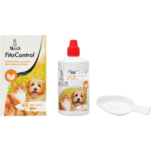 Фіто контроль ModeS Стоп-Стрес суспензія для собак та котів, 45 мл