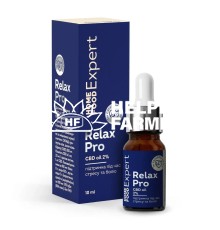 Дієтична добавка CBD oil 2% для зменшення тривожності та болю Relax Pro HOME FOOD Expert, 10 мл