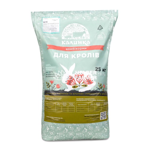 Комбікорм Калинка для кролематок К-Лакто 6803 Trouw Nutrition, 25 кг