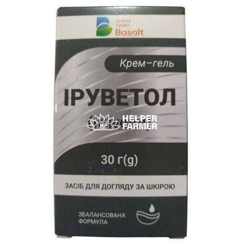 Іруветол (ДЛЯ ТВАРИН) крем-гель, засіб для догляду за шкірою, 30 г