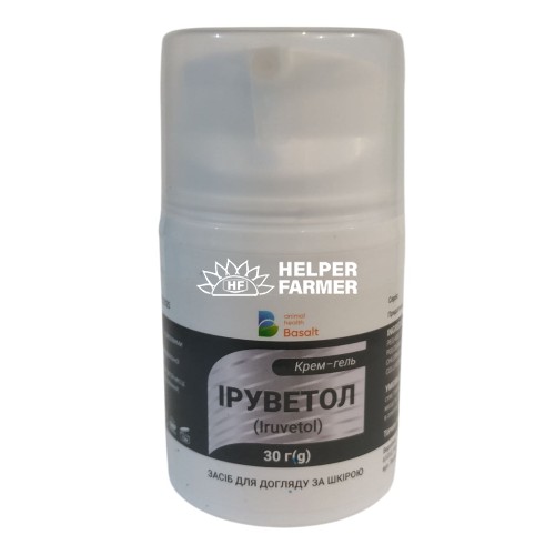 Іруветол (ДЛЯ ТВАРИН) крем-гель, засіб для догляду за шкірою, 30 г