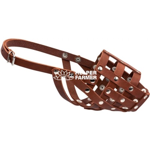 Намордник м'який Collar №2 (доберман, вівчарка, далматин) коричневий