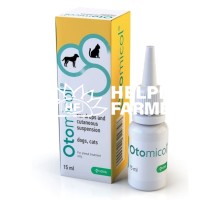 Otomicol (Отомікол) вушні краплі для собак і котів, 15 мл