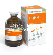 L-цин (ДЛЯ ЖИВОТНЫХ) раствор для инъекций, 50 мл