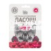 Лакомство для кошек 100 Лапок витаминизированные в форме сердечка со вкусом мяса, 100 штук (35 г)