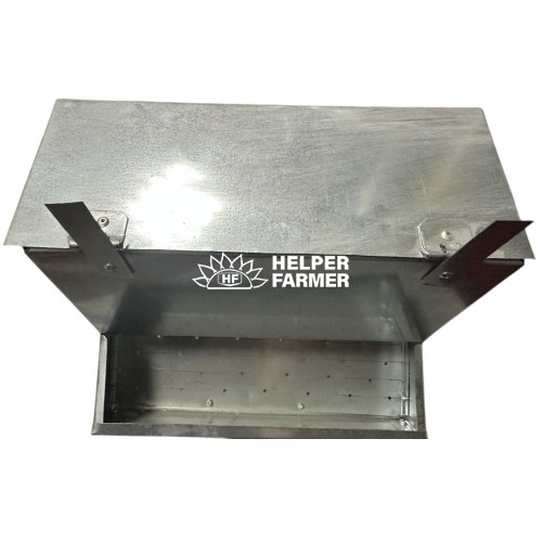 Бункерная кормушка для кроликов и других грызунов с крышкой на 2.6 л