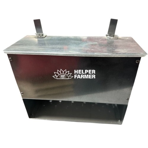 Бункерна годівниця для кроликів та ін. гризунів з кришкою на 2.6  л