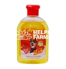 Шампунь для собак Бар'єр Супер 2в1 протипаразитарний універсальний, 300 мл