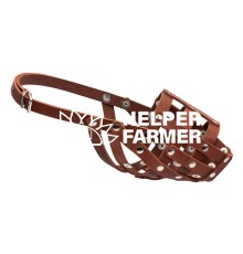 Намордник мягкий №3 (ротвейлер сучка, лабрадор) коричневый 06306